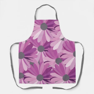 African Daisy Flower Floral Apron