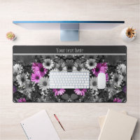 African Daisy Flowers Partial Colour Personalised
