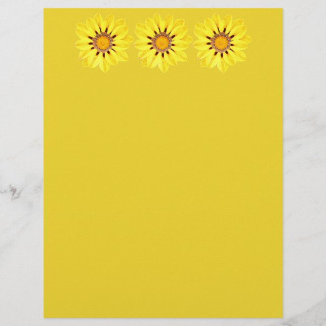 African Daisy / Gazania - Mustard Yellow (Front)