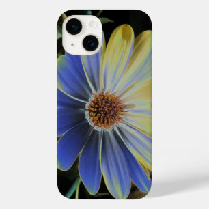 African Daisy Lapis and Gold Case-Mate iPhone 14 Case