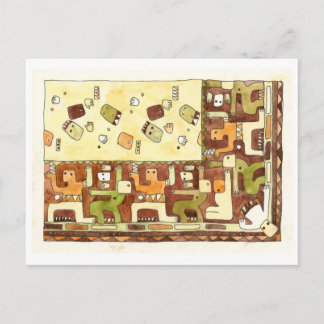 African Dance Postcard