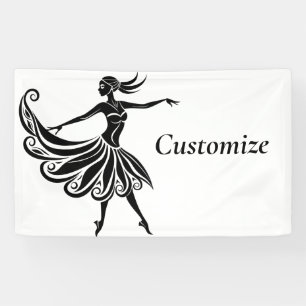 African Dancer Silhouette Art Thunder_Thunder_Cove Banner