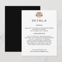 African Decor Wedding Information Guest