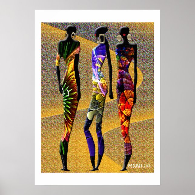 African Desert Flowers Poster (Front)