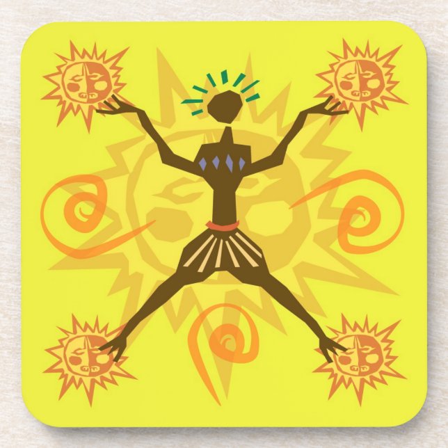 African design coaster (Front)