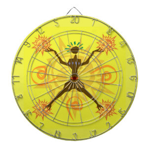 African design dartboard