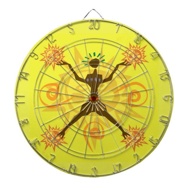 African design dartboard (Front)