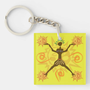 African design key ring