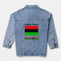 African Diaspora Flag Black Personalisation