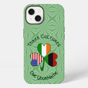 African Diaspora Irish American Shamrock Personal iPhone 13 Case