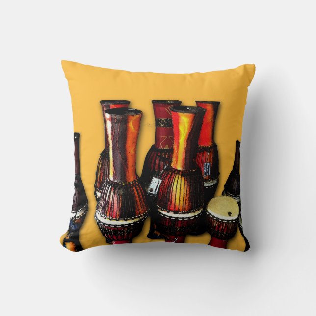 African Drums Cushion (Front)