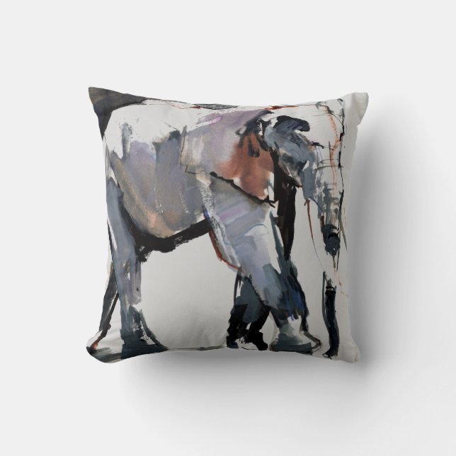 African Elephant 2012 Cushion (Front)