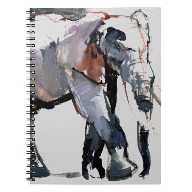 African Elephant 2012 Spiral Notebook (Front)