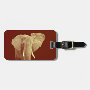 African Elephant - Address Luggage Tag