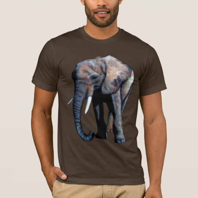African Elephant Artwork for Animal lovers! T-Shirt (Front)