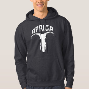 African Elephant Face   Africa Hoodie