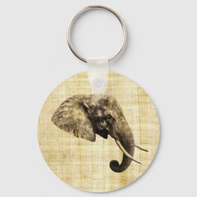 African elephant key ring (Front)