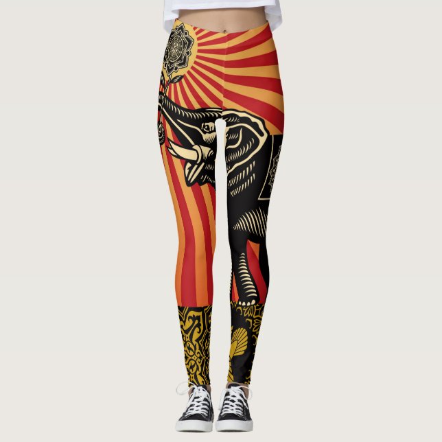 African Elephant Leggings (Front)