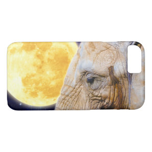 African Elephant & Moon Spiritual Wildlife Case-Mate iPhone Case