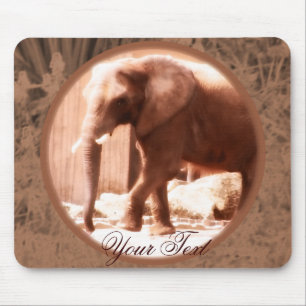 African Elephant Mousepad