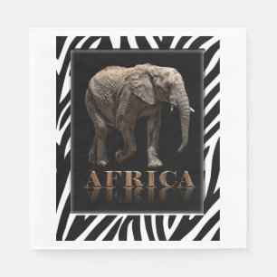 AFRICAN ELEPHANT NAPKIN