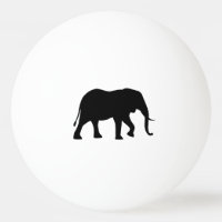 African Elephant Silhouette