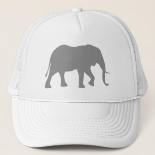African Elephant Silhouette Trucker Hat