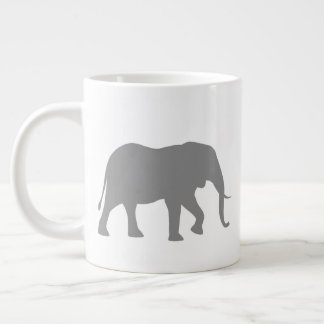 African Elephant Silhouettes | Wildlife Animal Large Coffee Mug