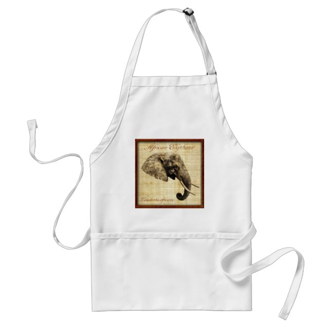 African elephant standard apron (Front)