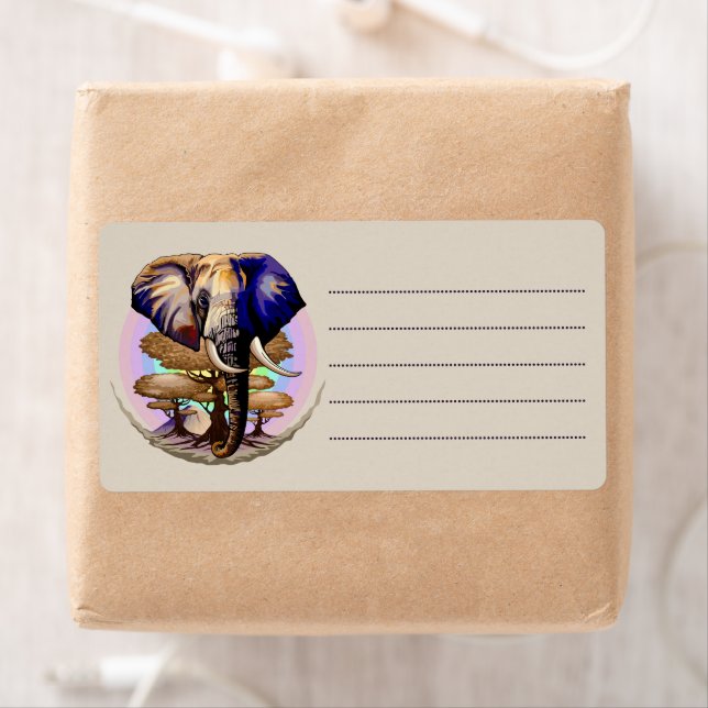 African Elephant Surreal Portrait  (Insitu)