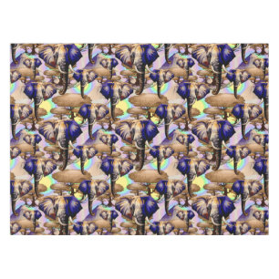 African Elephant Surreal Portrait  Tablecloth