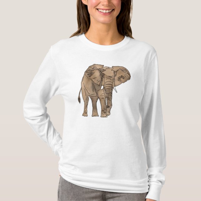 African Elephant T-Shirt (Front)