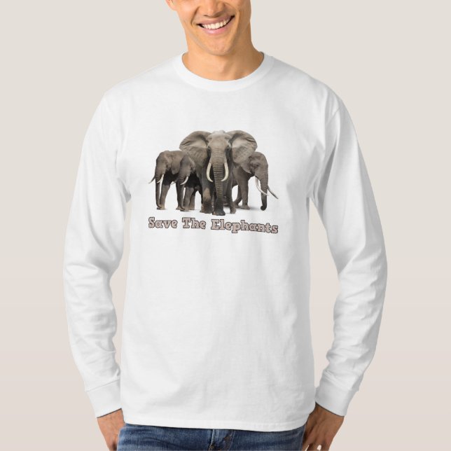 African Elephant T-Shirts (Front)