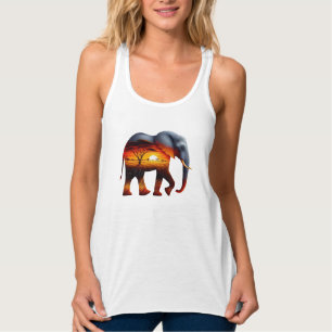 African Elephant Tank Top