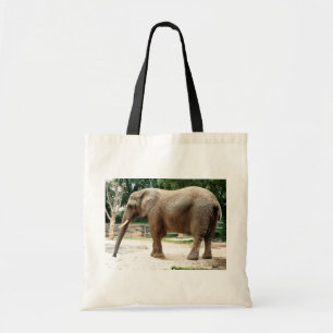 African elephant tote bag