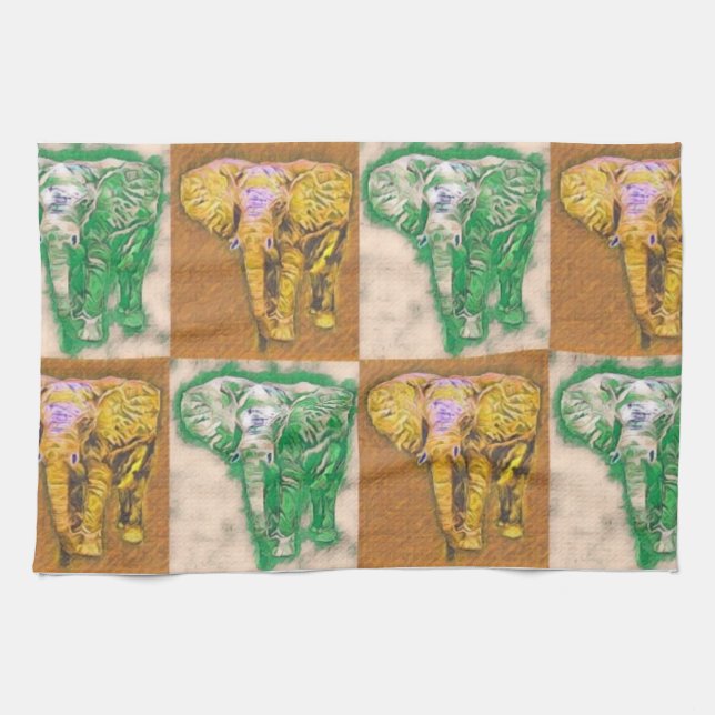 African Elephant Towel (Horizontal)