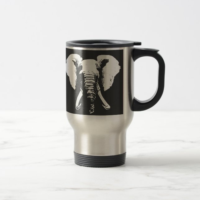 African Elephant Travel Mug (Right)
