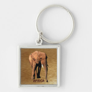 AFRICAN ELEPHANT Wildlife Keychain
