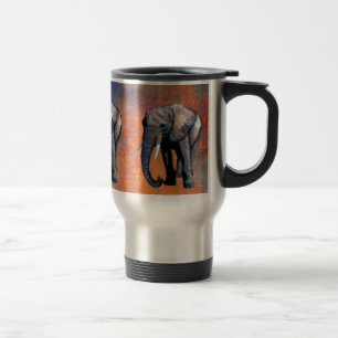 African Elephant Wildlife-supporter Drinking Mug