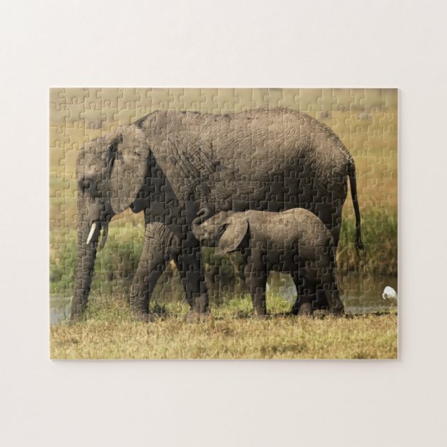 African Elephants Jigsaw Puzzle (Horizontal)