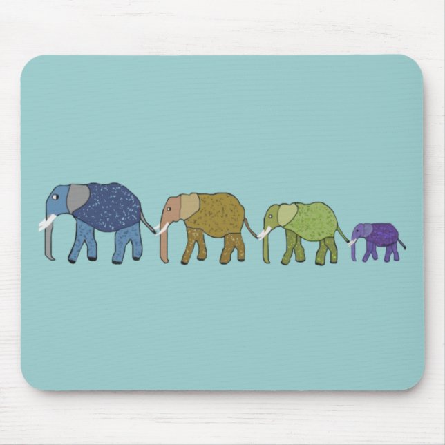 African Elephants Mousepad (Front)