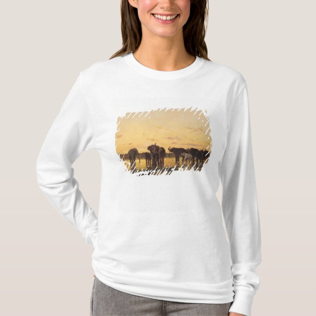 African Elephants T-Shirt (Front)