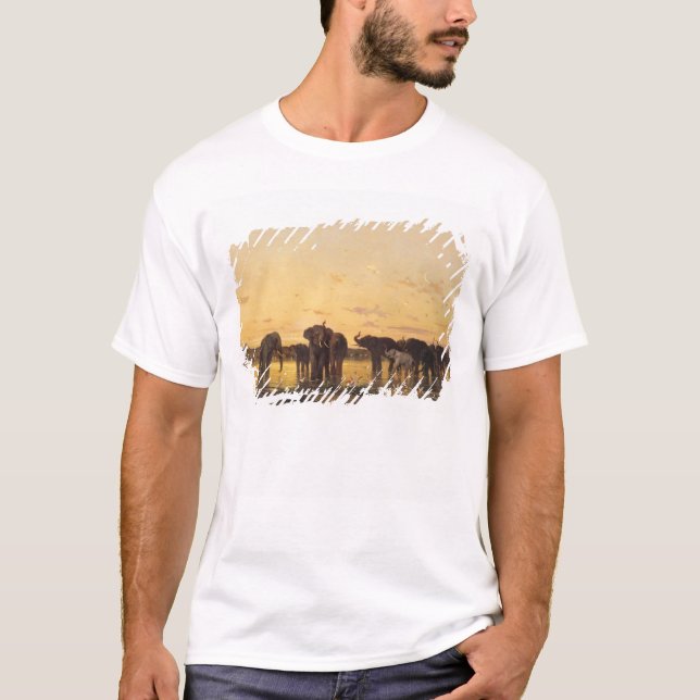 African Elephants T-Shirt (Front)