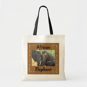 African Elephants Tote Bag