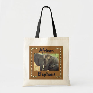African Elephants Tote Bag