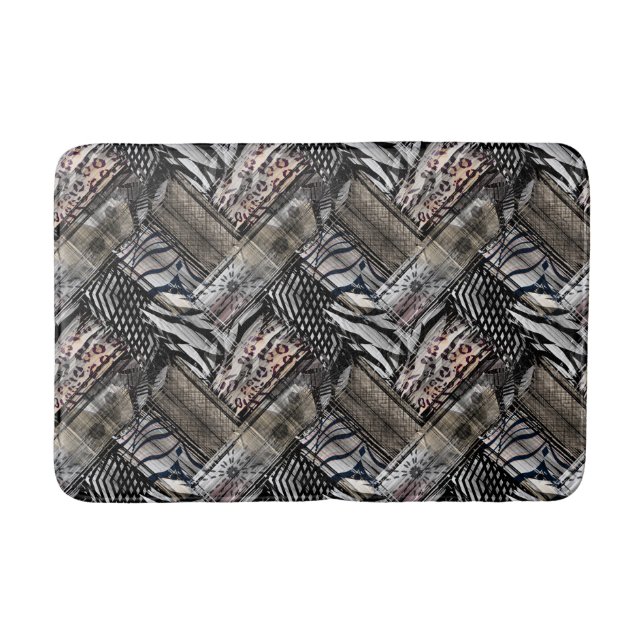 African, ethnic. bath mat (Front)