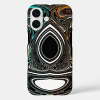 African Ethnic Doodle | Zebra Textured Abstract Ar