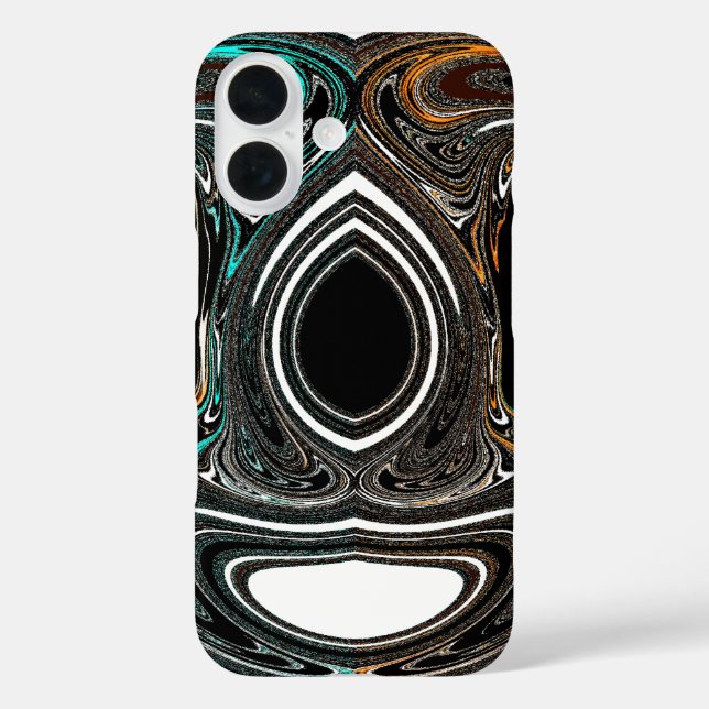 African Ethnic Doodle | Zebra Textured Abstract Ar Case-Mate iPhone Case (Back)