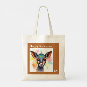 African ethnic Kwanzaa Wild Animals in Disguise Tote Bag