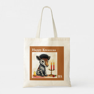 African ethnic Kwanzaa Wild Animals in Disguise Tote Bag